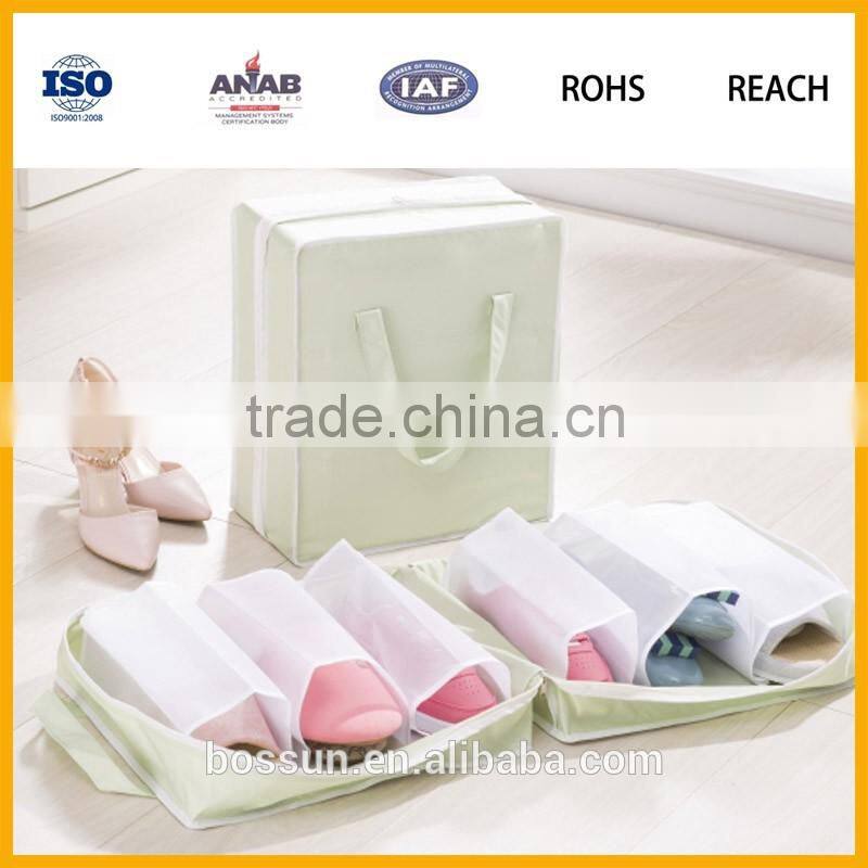 Shoe organizer bag Non-woven material hanging shoes organizer bag