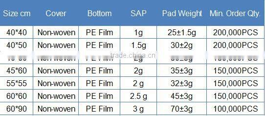 OEM/ODM China Factory Pet Urine Training Incontinent Disposable Pad