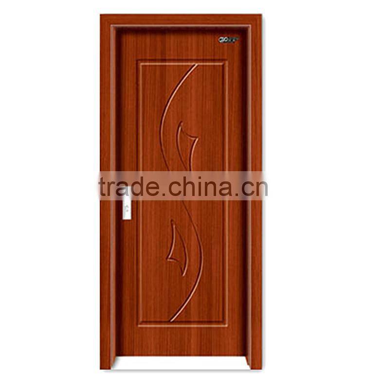 MDF interior wood door with pvc decorative film pv-8274