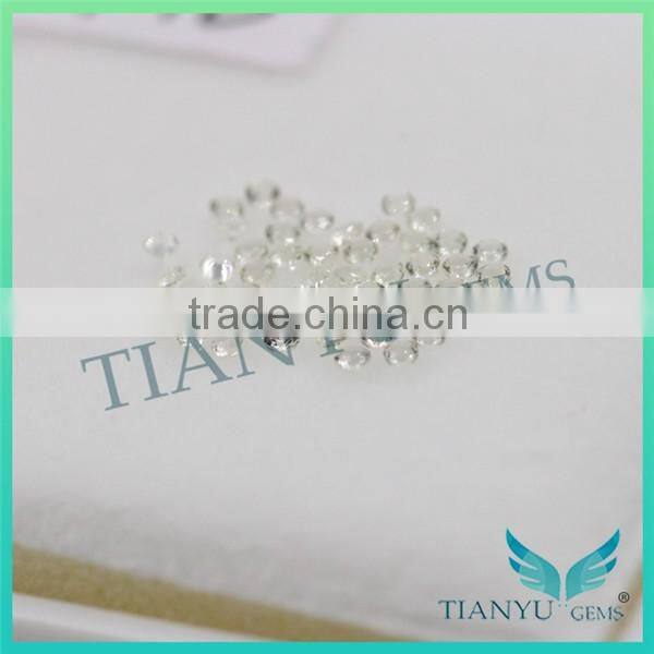 Wholesale Artificial Nano Stial Gemstone Jewellery #10 Yellow Round Brilliant Cut Stones price