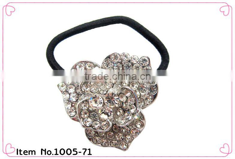 high quality crystal ponytail holders for women
