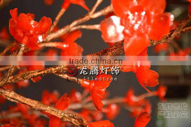 Led large artificial decorative tree