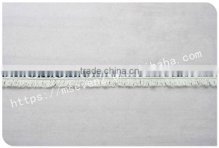 Newest design polyester 2 cm width ethnic woven webbing with fringe