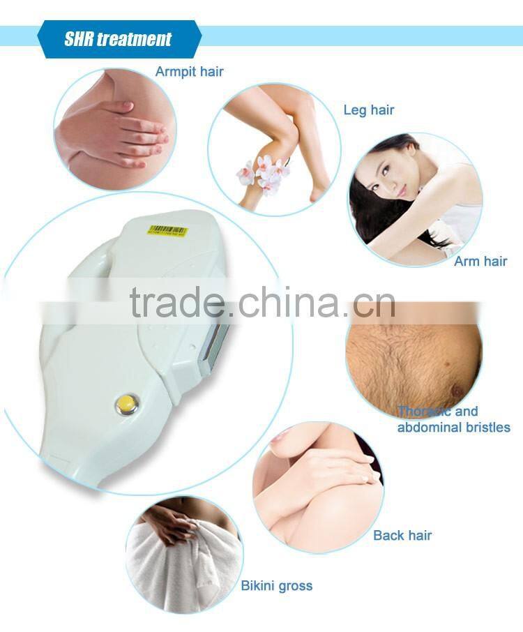 2016 hot sale opt shr ipl laser hair removal machine