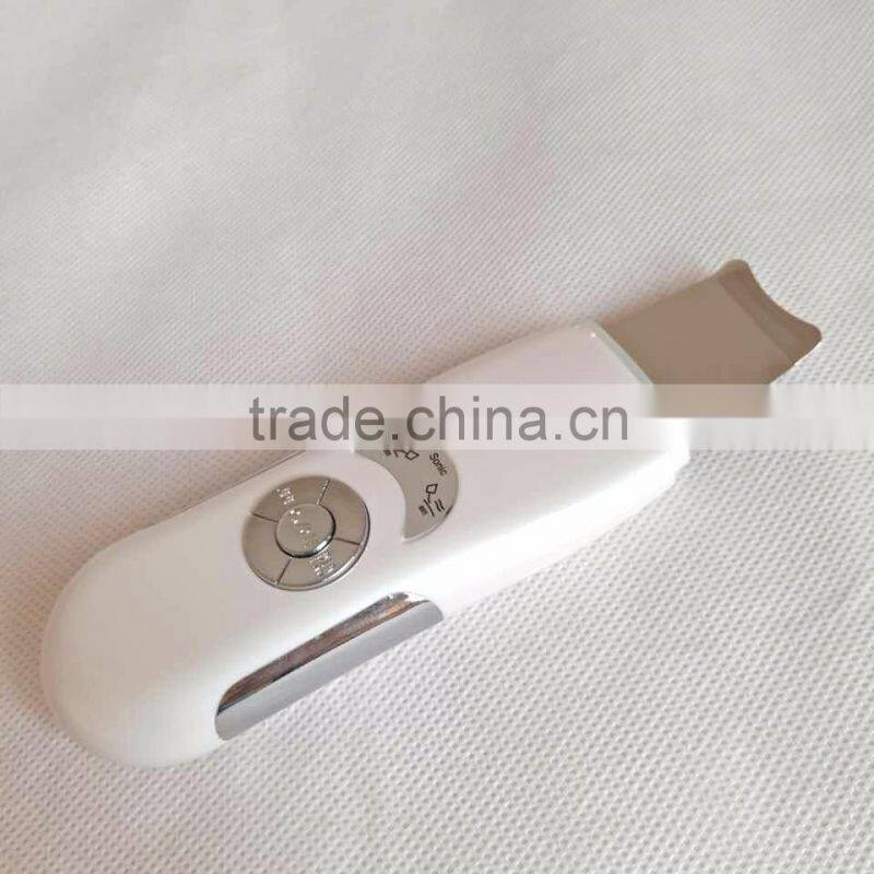 Portable skin scrubber ultrasonic peeling beauty machine