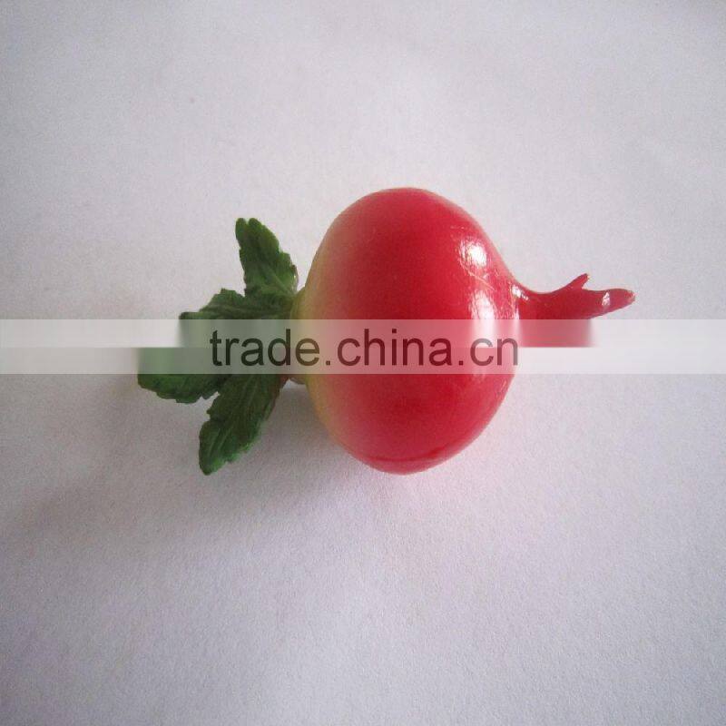Exporting simulation plastic corn with coating / fake Corn cob for decoration and props
