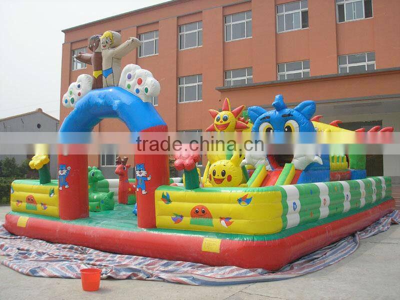 Hot selling PVC amusement inflatable castle for children