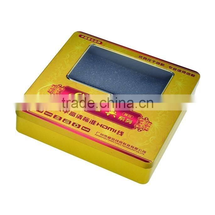 wire window tin box with pvc