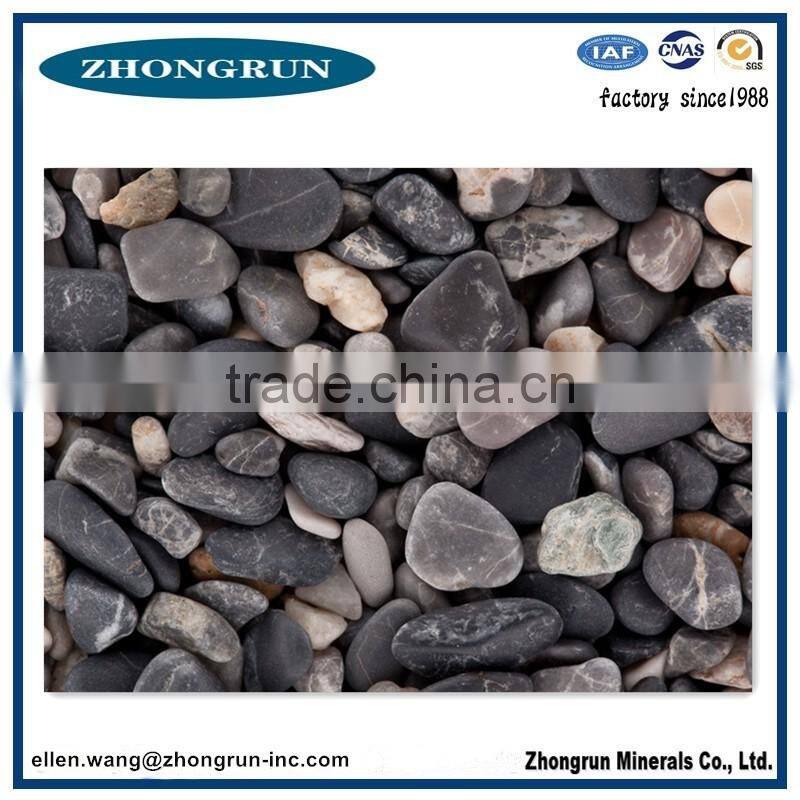 Decoration White aggregate stone crushed stone