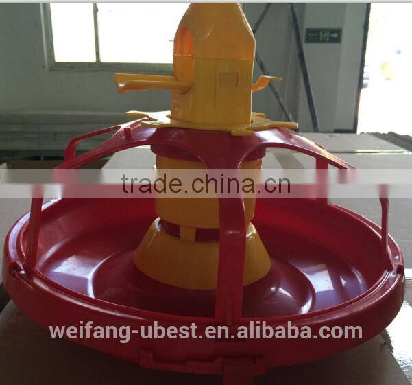 chicken feed pan system for broiler