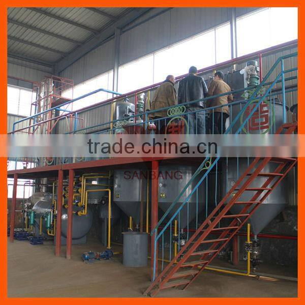 10t/d Cottonseed mobile oil refinery /oil refined machinery/oil refinery machine