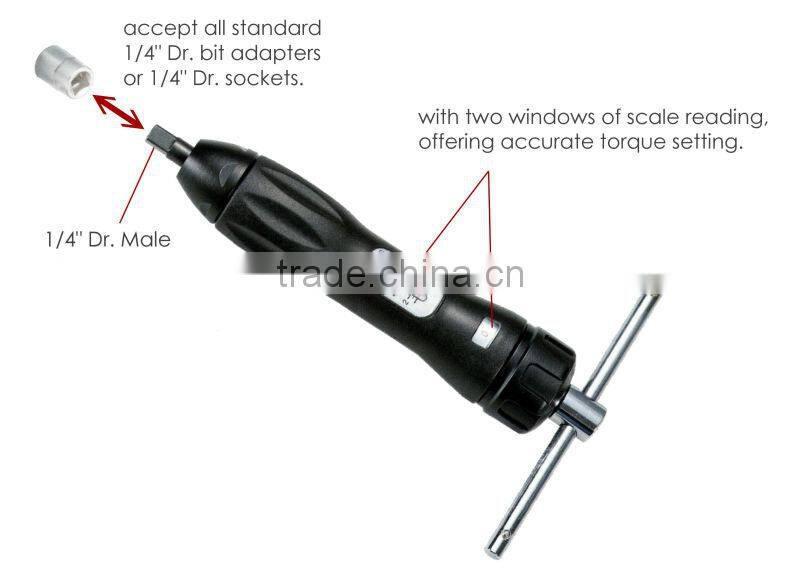 Taiwan Made High Quality Professional Torque Screwdriver (Adjustable Torque) - N series