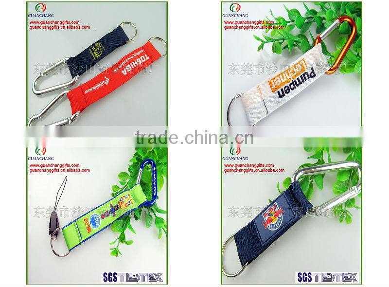 Supplier Custom New Design Carabiner Woven Strap