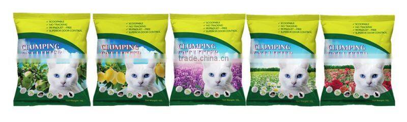 Factory Supply Strong Clumping Cat Sand Bentonite Cat Litter