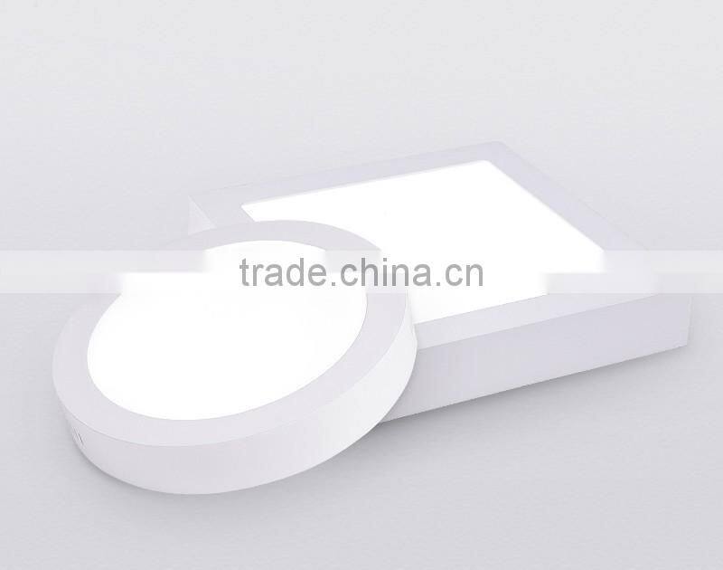 86V 265V Suare Surface Mounted LED Panel Light 6W 12W 18W 24W 2700K 4200K 6500K