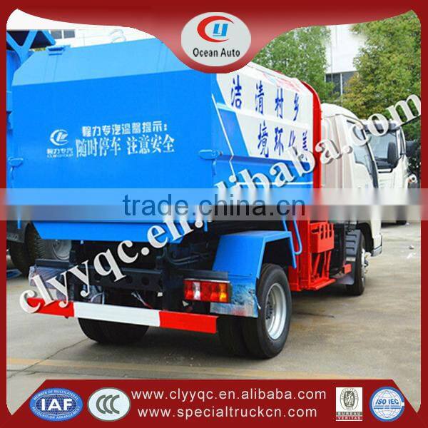 FORLAND 3m3 garbage truck,Small garbage truck,Recycling garbage can cleaning truck