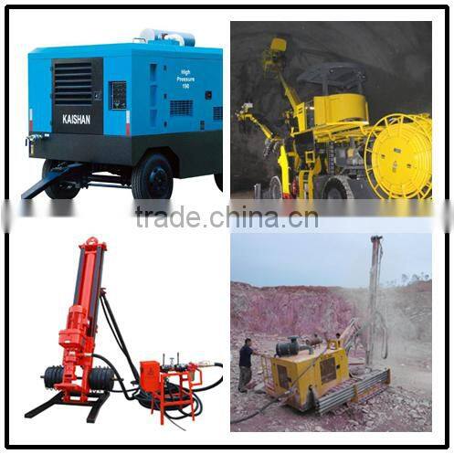 Mining Diesel Engine Portable Rotary Screw Air Compressor (China Manufacturer)