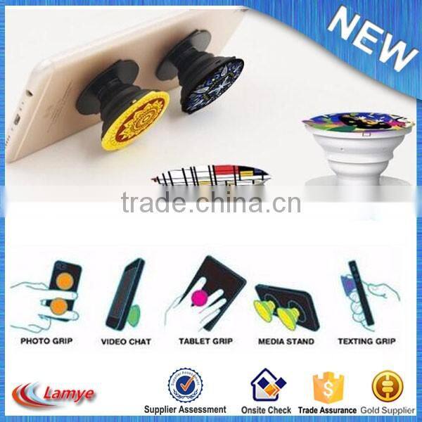Custom printed oem phone stand retractable cell phone holder
