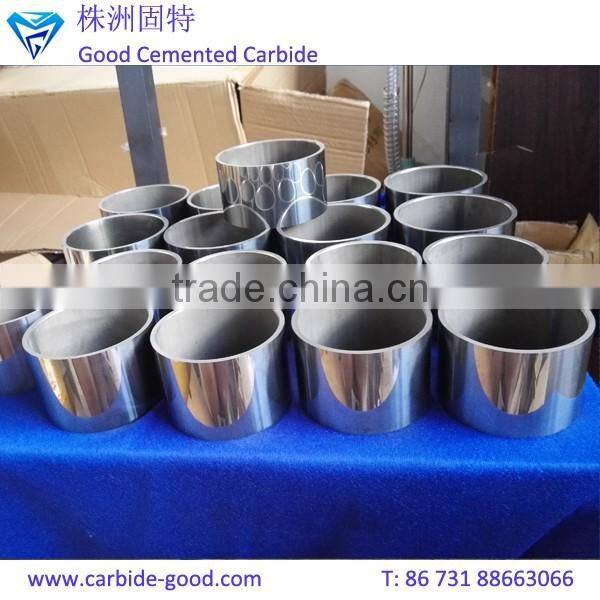 OEM high quality round tungsten carbide die bushing /cemented sleeve