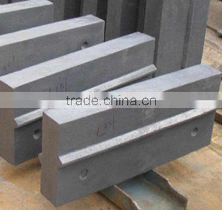 Cube discharging quarry equipment