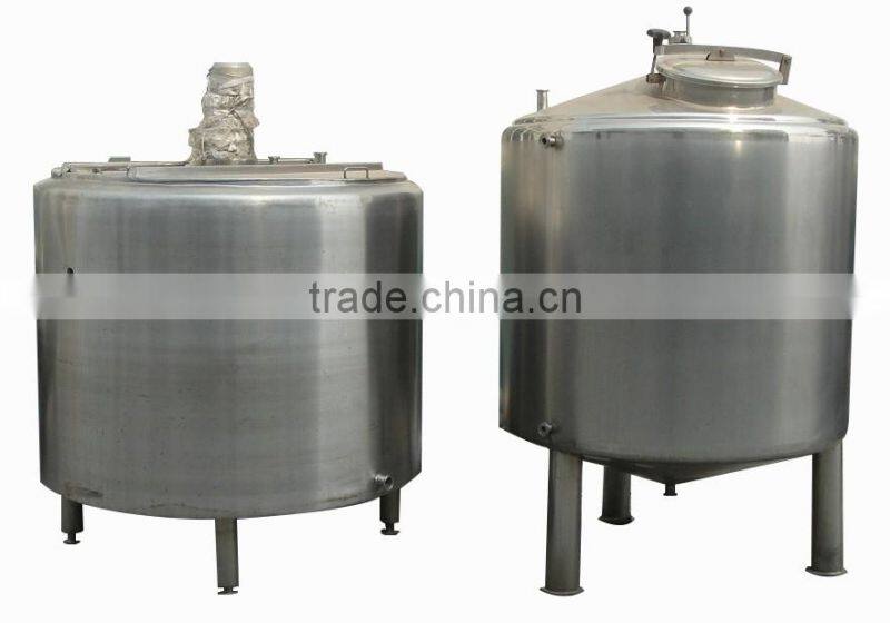 Stainless steel milk cooling tank yogurt fermantion tank