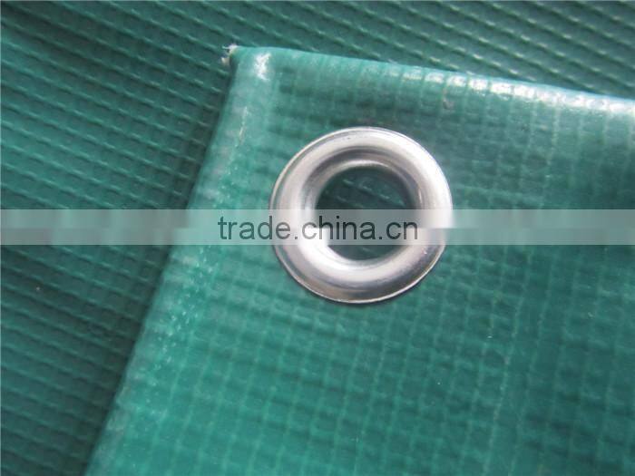 Heavy Duty tarpaulin plastic sheet with metal grommets, flame retardant