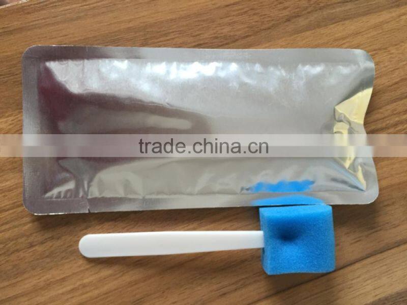 Factory directly sell latex free iodine volts sponge, skin disinfectant body cleaning before surgical sponge