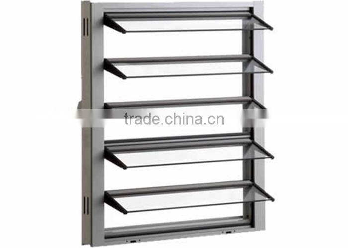 bathroom room PVC glass vertical louver window