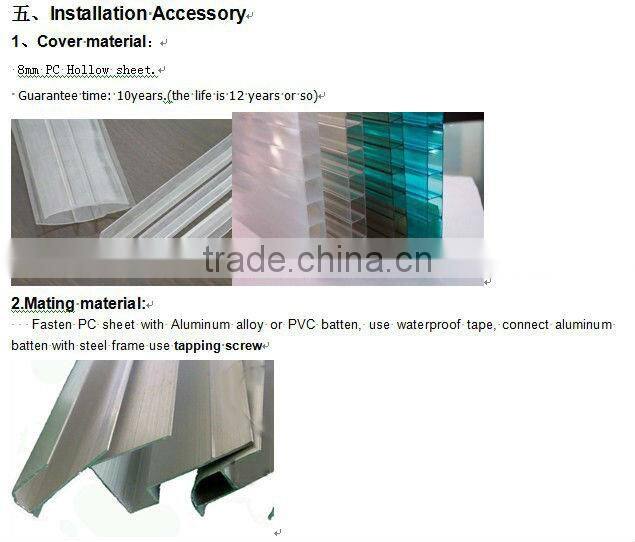 prefab aluminum alloy carport canopy tent