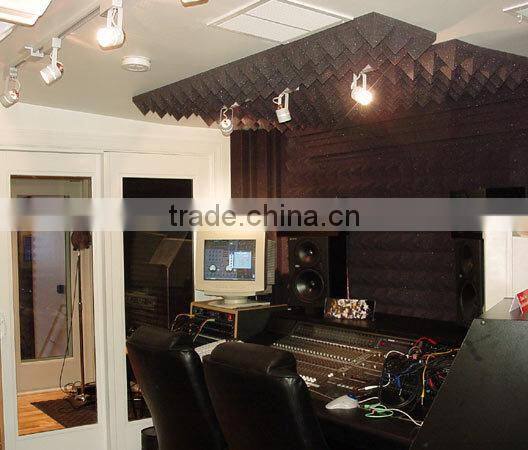 Soft PU Pyramid Corrugated Acoustical Studio Foam Made In China
