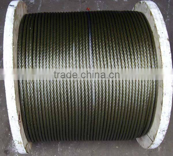 China manufacturer ungalvanized steel wire rope for ordinary use