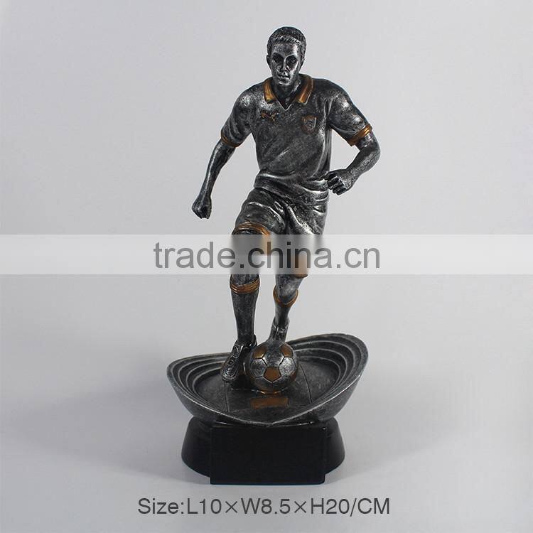 Resin Plated Football figurines