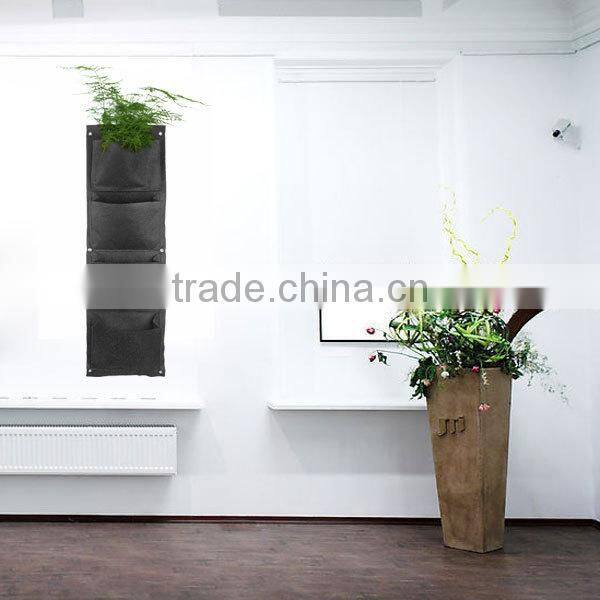 Garden Wall Planting Bags,Wall Hanging bag With Pockets,Indoor Hanging Planters