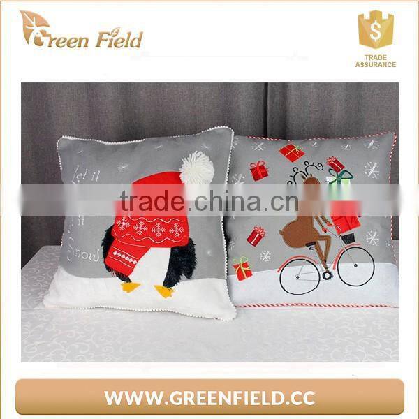 Christmas decoration pillows cushion cover printed pillow case