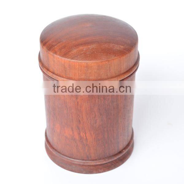 Custom hand carved polished rosewood tea cans,hand operated wood cans