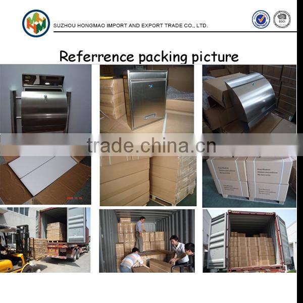 outdoor wall mount Galvanized steel postbox