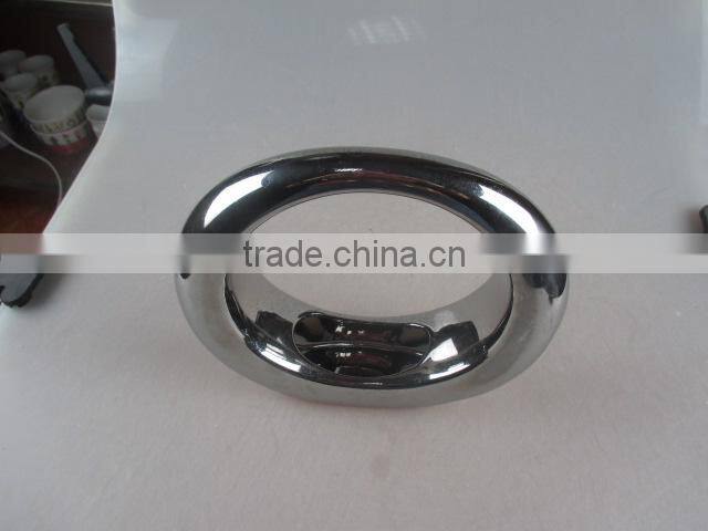 electroplated gold round ceramic vase