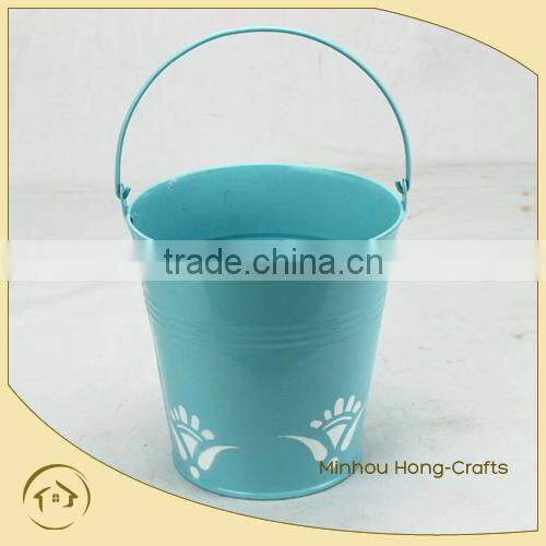 Marks and Spencer! Printed garden pails small metal buckets