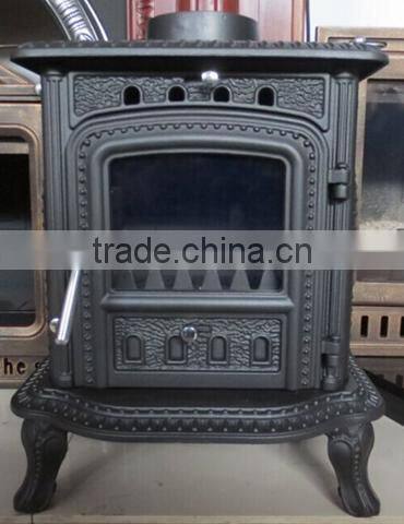 4.5KW Wood Stoves Type and Cast Iron Material wood burning stove