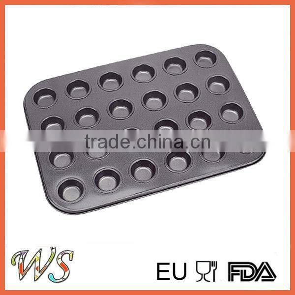 24 Cups Non-stick Carbon Steel Mini Muffin Pan