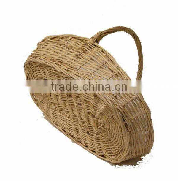 3 pcs Empty Wicker Gift Basket with handle for christmas