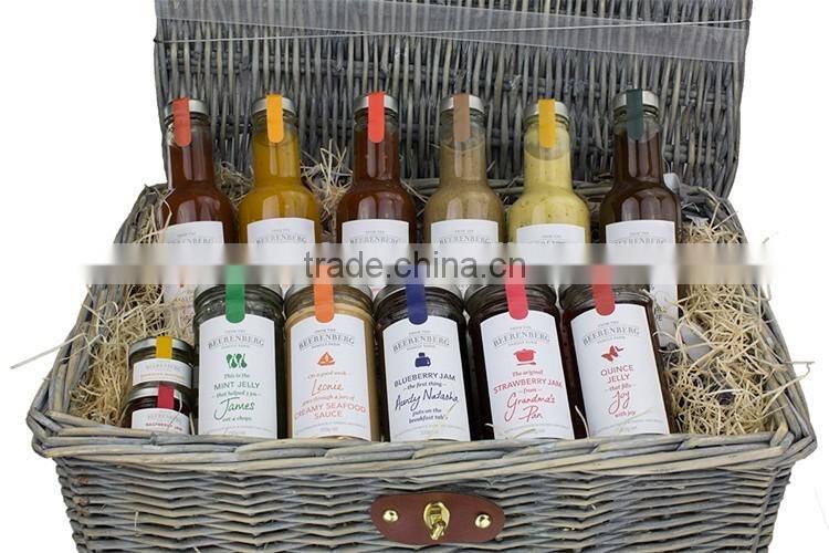 Grey matt rattan wicker chest trunk storage basket with lid