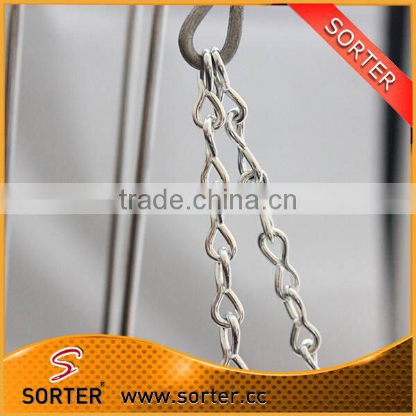 2mm electric galvanized single jack chain