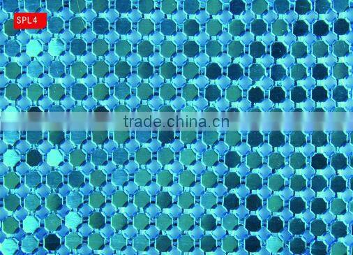 Shimmering mesh metal fabric for screen