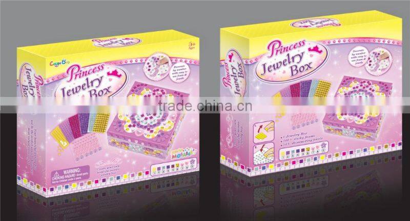 Diy Jewelry Box 3d mosaic art education mosaic puzzle toy for kids 3d puzzle games