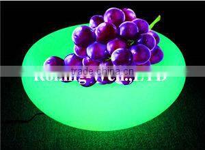 Illuminated Glowing Fruit Tray Plate,Led Serving Tray Plate