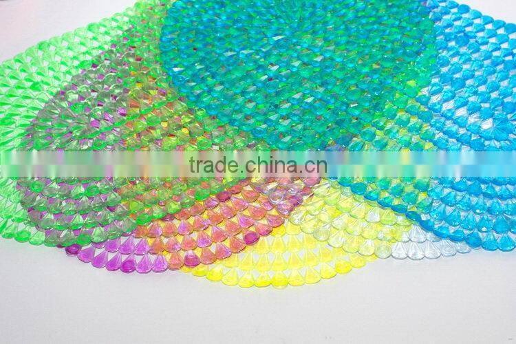 Top grade cross texture pvc coil baby bath mat
