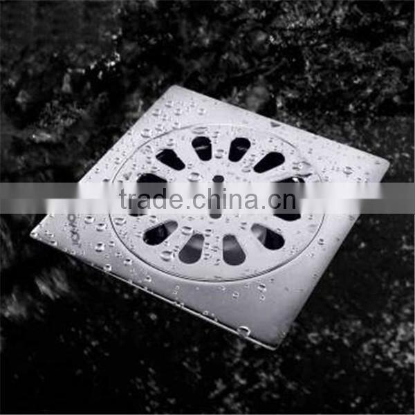 stainless steel cover floor drain for bathroom and kitchen