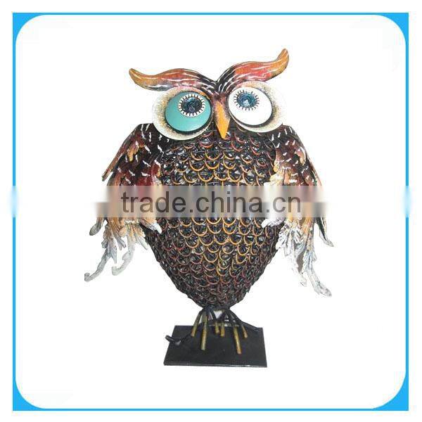 home decoration metal decorative owl