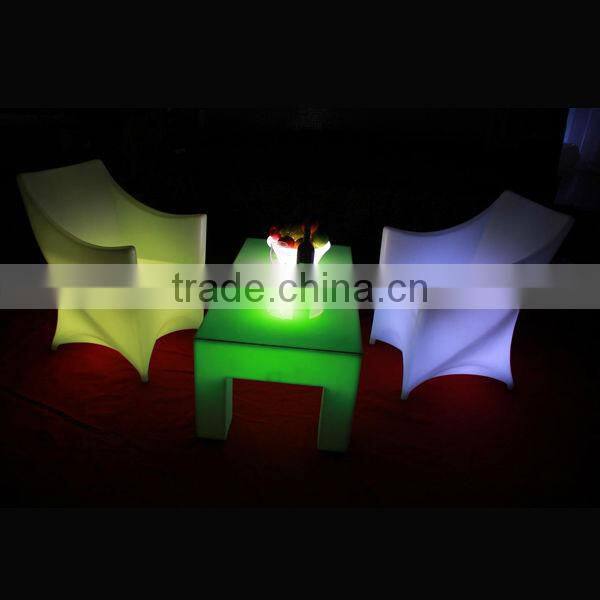 Hotsell in Europea LED merry sofa with colors changed home furniture led sofa